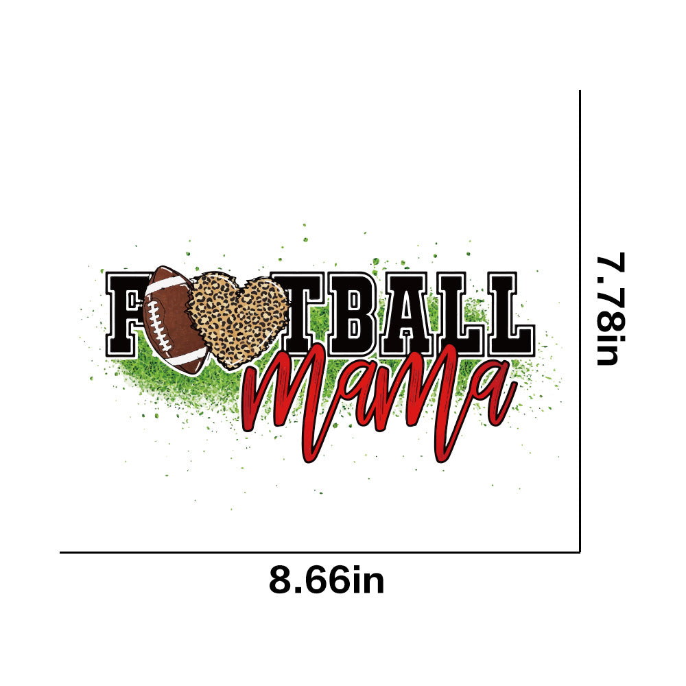 Wholesale 10pcs/pack DIY Printing Pattern Thermal Transfer White Ink Stamping Stickers in stock